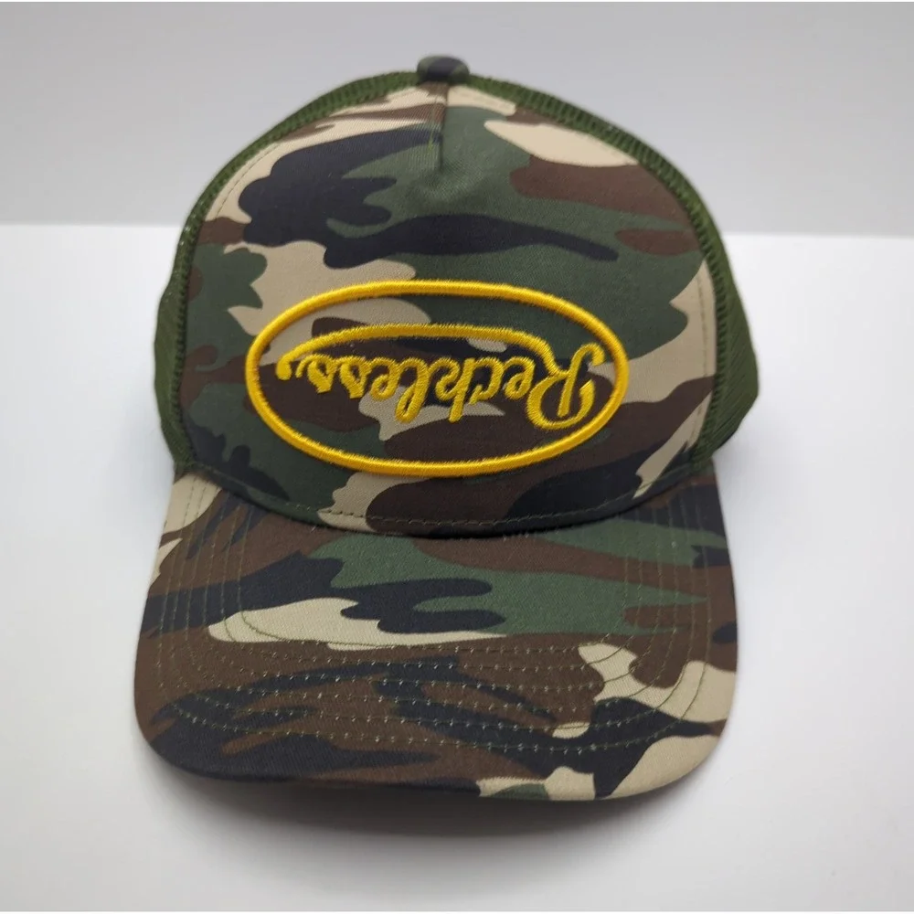 Young & Reckless Camo Trucker Hat Mens Green Camouflage Snapback Mesh Cap Logo
